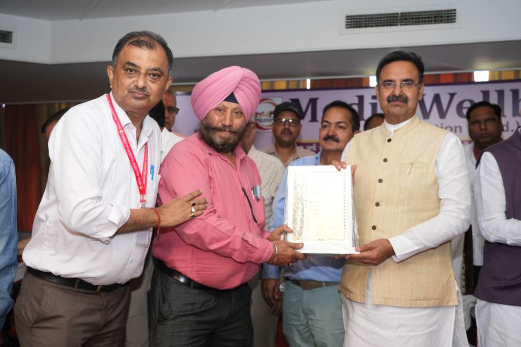 Harminder Singh Nagpal Honoured by Media Wellbeing Association